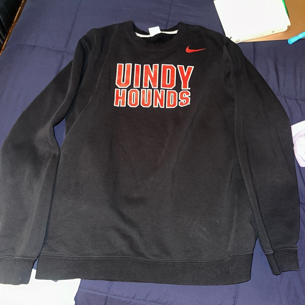 University of Indianapolis Size Large Black Nike Hoodie